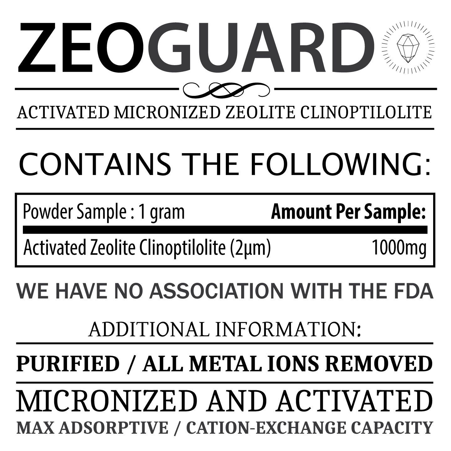 ZeoGuard - Activated Zeolite
